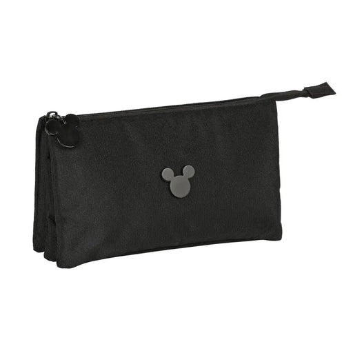 Троен Моливник Mickey Mouse Clubhouse Premium Черен 22 x 12