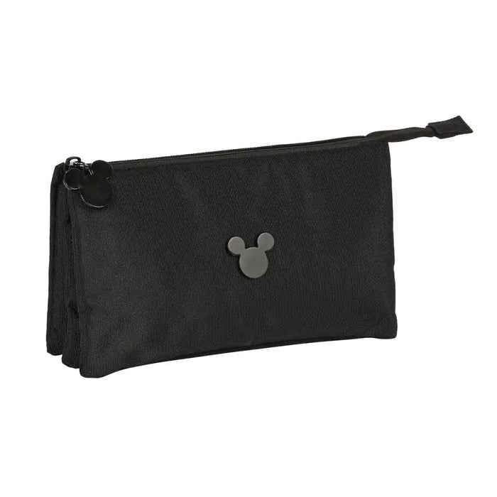 Троен Моливник Mickey Mouse Clubhouse Premium Черен 22 x 12