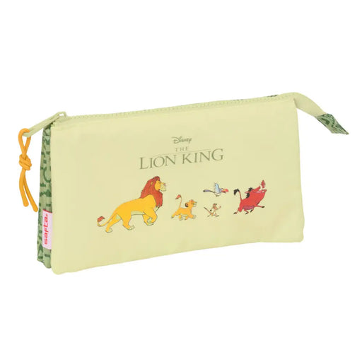 Троен Моливник Mufasa Зелен Бежов 22 x 12 x 3 cm