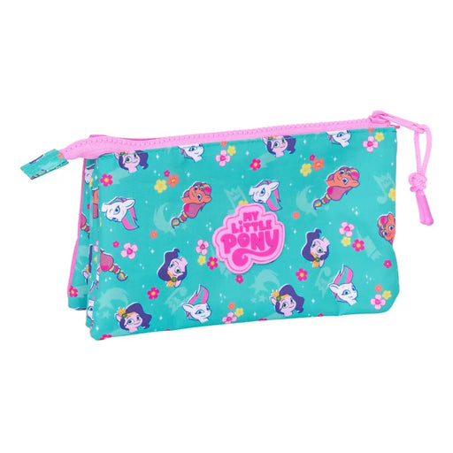 Троен Моливник My Little Pony Magic Розов цвят тюркоаз 22 x