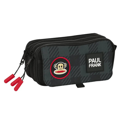 Троен Моливник Paul Frank Campers Черен (21,5 x 10 x 8 cm)