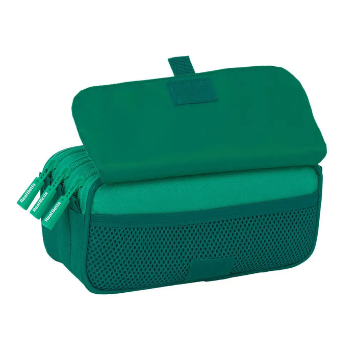 Троен Моливник Real Betis Balompié Зелен 21,5 x 10 x 8 cm