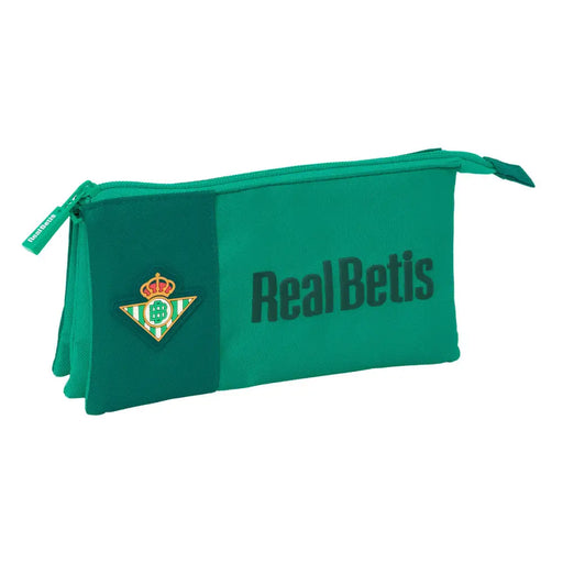 Троен Моливник Real Betis Balompié Зелен 22 x 12 x 3 cm
