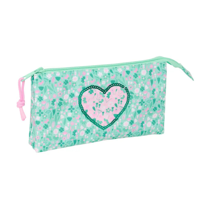 Троен Моливник Safta Cuore Мента 22 x 12 x 3 cm