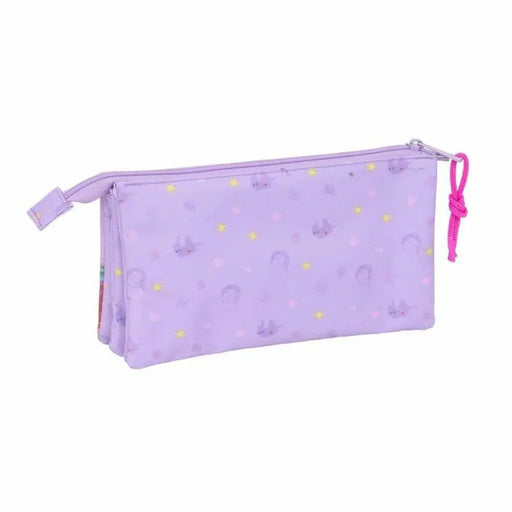 Троен Моливник Unicorn Academy Люляк 22 x 12 x 3 cm