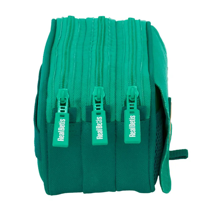 Троен Моливник Real Betis Balompié Зелен 21,5 x 10 x 8 cm