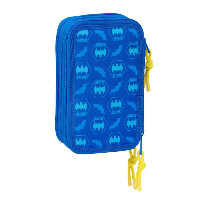Троен несесер за моливи Batman Син 12,5 x 19,5 x 5,5 cm 37