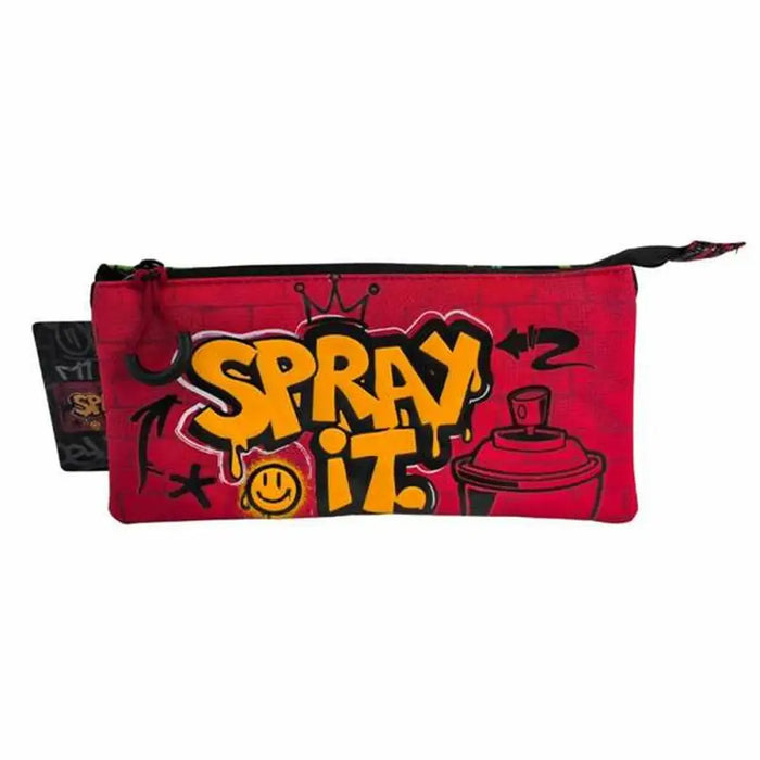 Троен Моливник Toybags Grafitti 11 x 23 x 5 cm