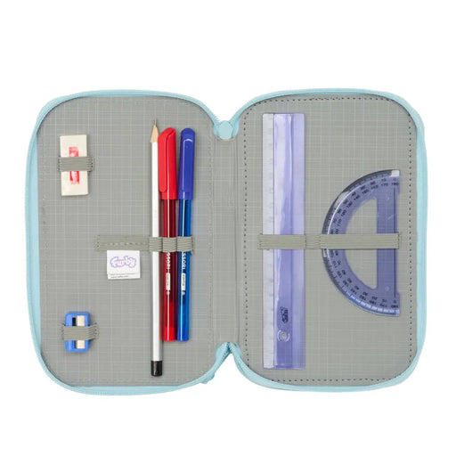 Троен несесер за моливи Furby Син 12,5 x 19,5 x 5,5 cm 37