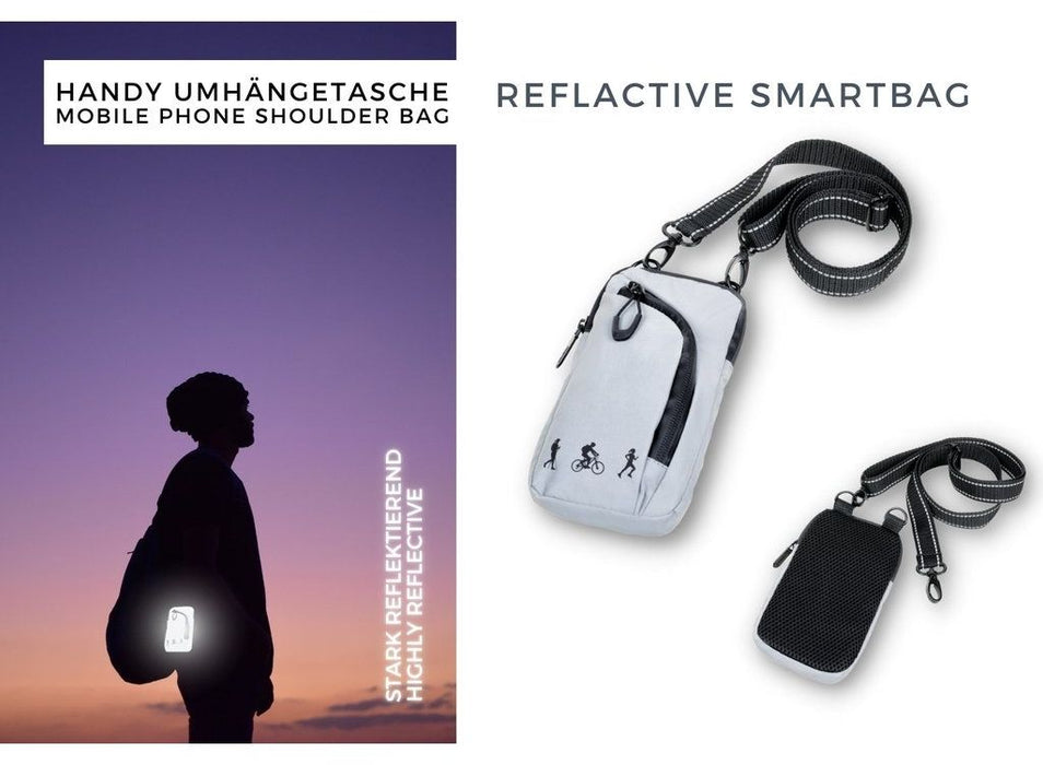 Чанта за рамо Troika - Reflactive Smartbag, за мобилен телефон