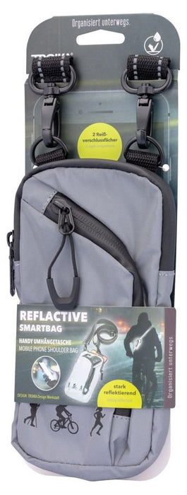 Чанта за рамо Troika - Reflactive Smartbag, за мобилен телефон