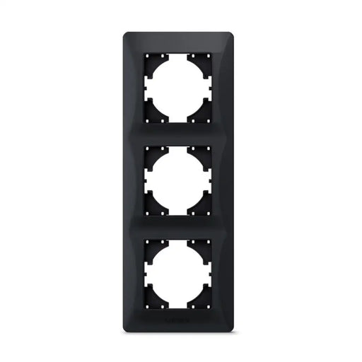 ТРОЙНА ВЕРТИКАЛНА РАМКА VF-BNFR3V-BG BINERA VIDEX - ГРАФИТ