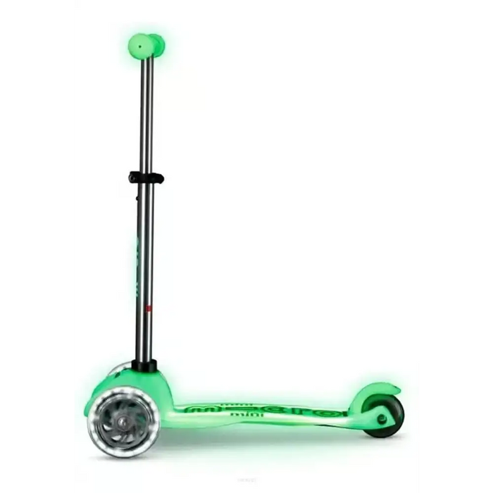 Тротинетка Mini Micro Deluxe Glow LED Plus Icy Lime