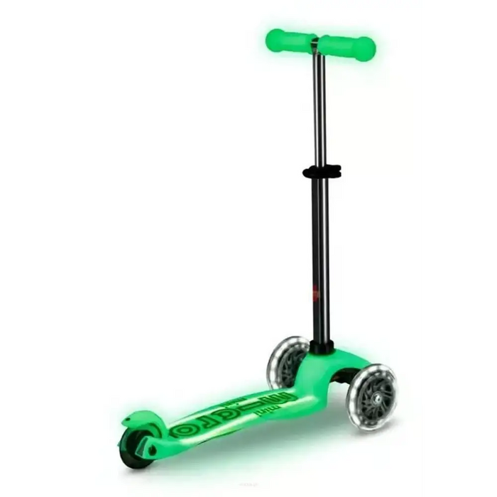 Тротинетка Mini Micro Deluxe Glow LED Plus Icy Lime
