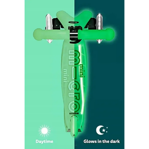 Тротинетка Mini Micro Deluxe Glow LED Plus Icy Lime