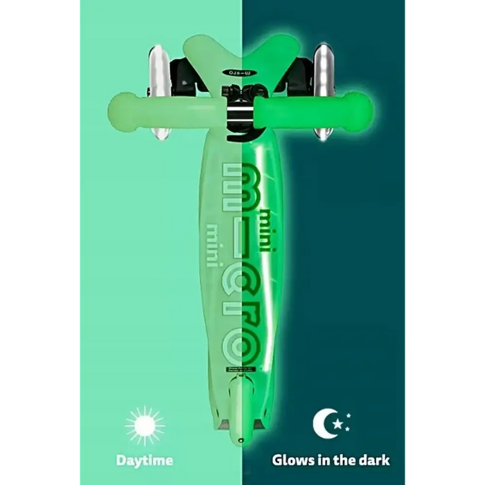 Тротинетка Mini Micro Deluxe Glow LED Plus Icy Lime