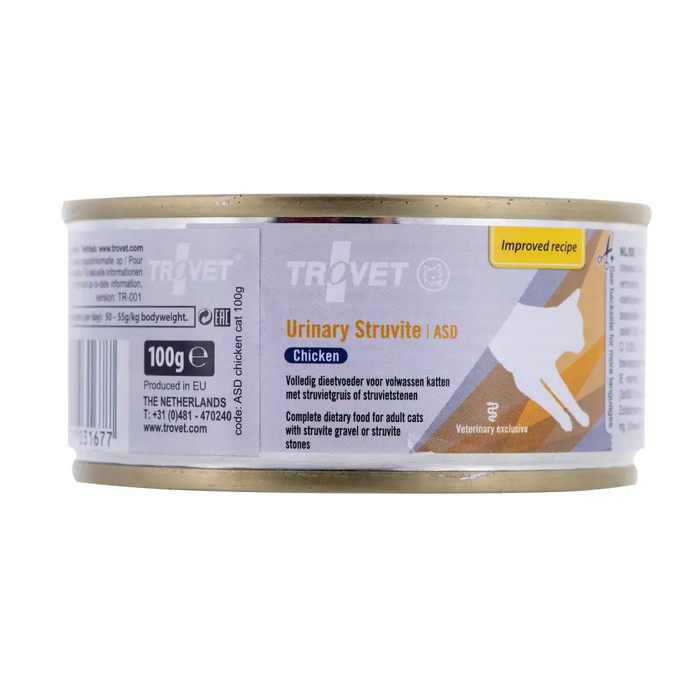TROVET ASD Urinary Struvite с пиле - мокра котешка храна