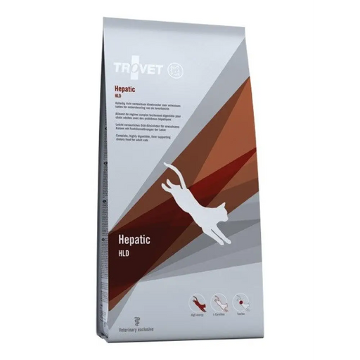 TROVET Hepatic HLD с пиле - суха храна за котки - 3 кг