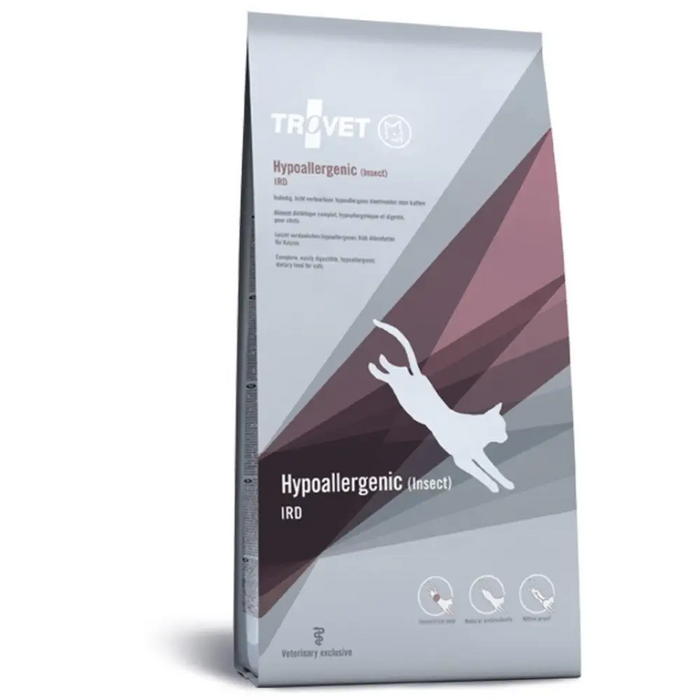 TROVET Hypoallergenic IRD с насекоми суха храна за котки 3