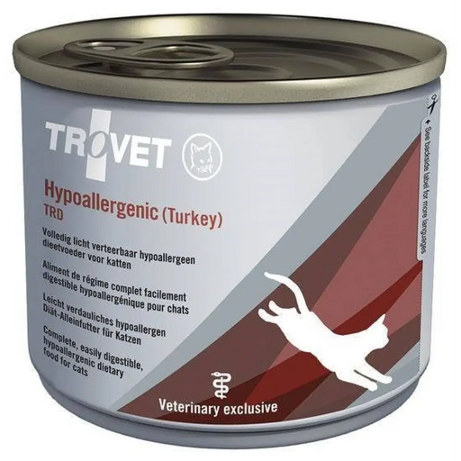 TROVET Hypoallergenic TRD с пуешко - мокра храна за котки