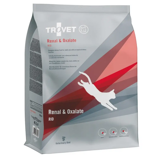 TROVET Renal & Oxalate RID - суха храна за котки - 2,5 кг