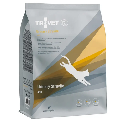 TROVET Urinary Struvite ASD - суха храна за котки - 2,5 кг