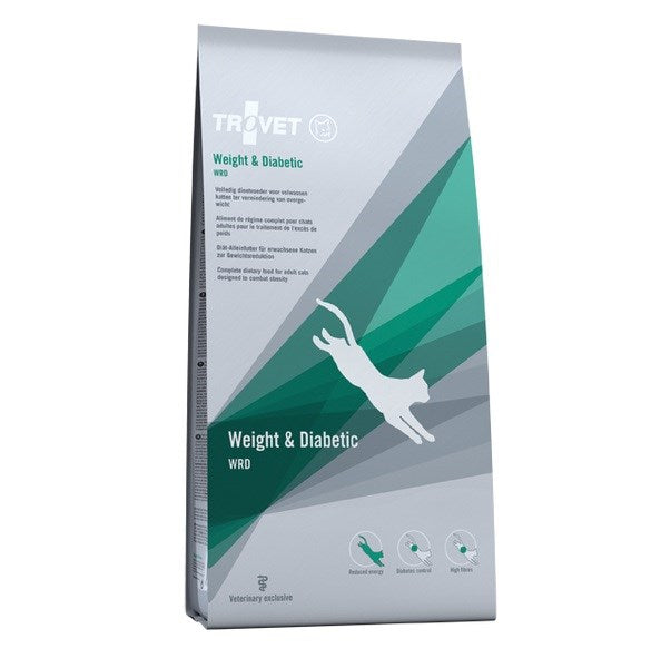TROVET Weight & Diabetic WRD Пиле - суха храна за котки - 2,5 кг