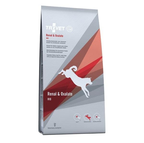 TROVET Renal & Oxalate RID - суха храна за кучета - 3 кг