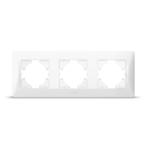 ТРОЙНА ХОРИЗОНТАЛНА РАМКА VF-BNFR3H-W BINERA VIDEX - БЯЛ