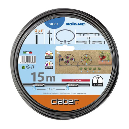 ТРЪБА КАПКОВА Ф4-6MM 15M CLABER 90353