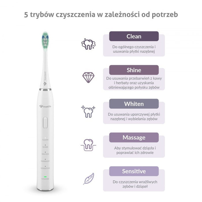 Звукова четка за зъби TrueLife SonicBrush Clean30 Duo