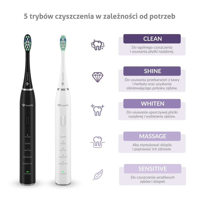 Звукова четка за зъби TrueLife SonicBrush Clean30 Duo