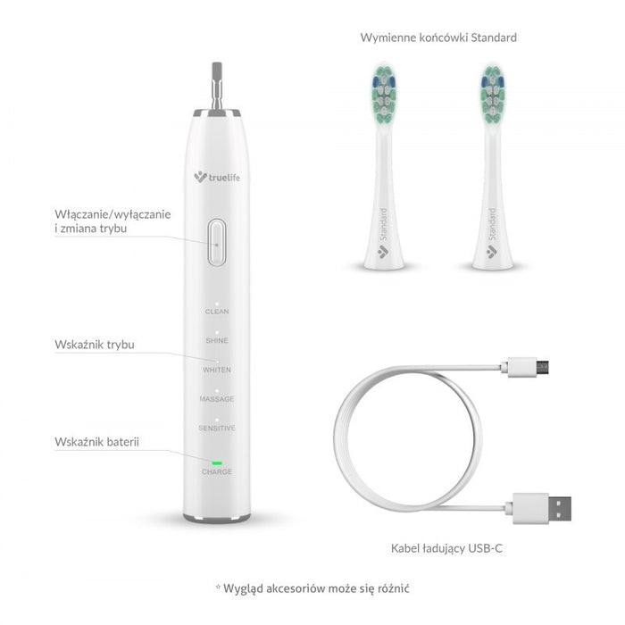 Звукова четка за зъби TrueLife SonicBrush Clean30 Duo