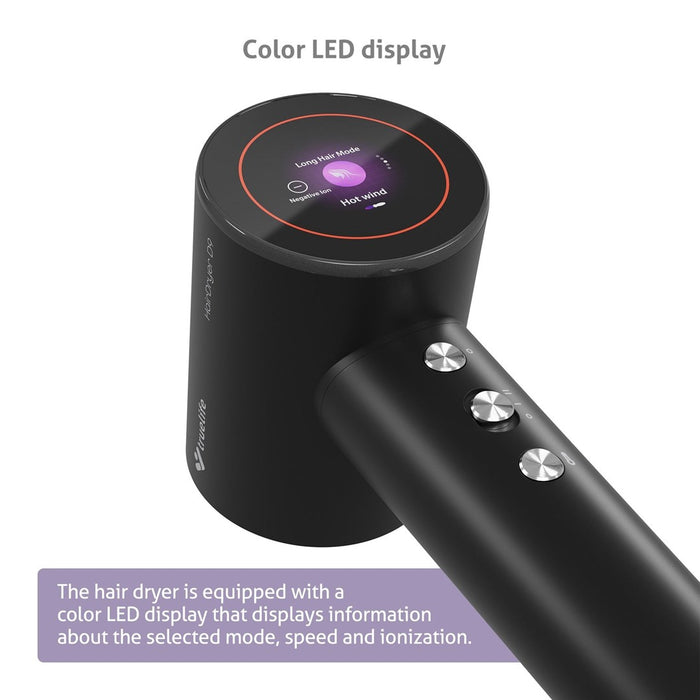 Сешоар TrueLife HairDryer D9 1600 W Черен