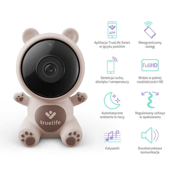 TrueLife NannyCam S3 Smart Интелигентен бебефон