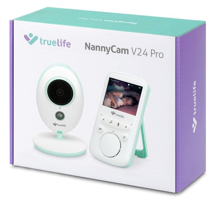 Бебешки монитор TrueLife NannyCam V24 Pro LCD 2.4” 20 fps