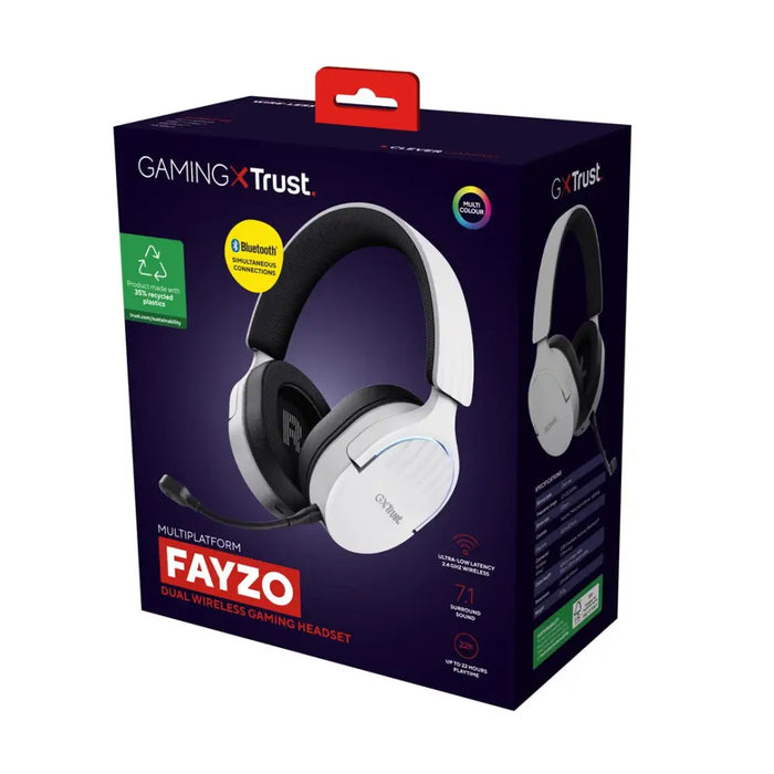 Trust GXT 491W FAYZO Слушалки Кабелна и безжична лента