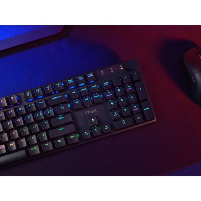 Trust GXT 868 Torix геймърска клавиатура USB + RF безжична