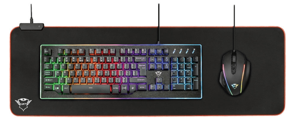 TRUST GXT 764 Glide-Flex XXL RGB Гъвкава подложка за мишка XXL