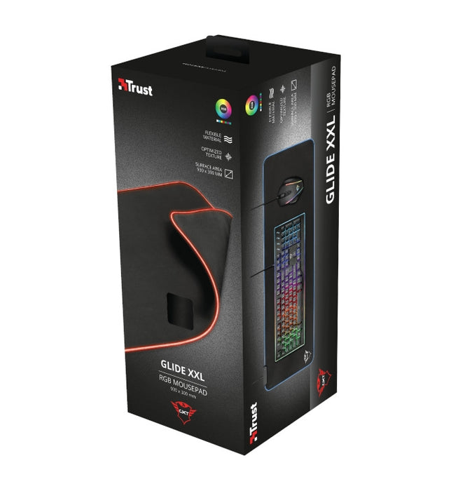TRUST GXT 764 Glide-Flex XXL RGB Гъвкава подложка за мишка XXL