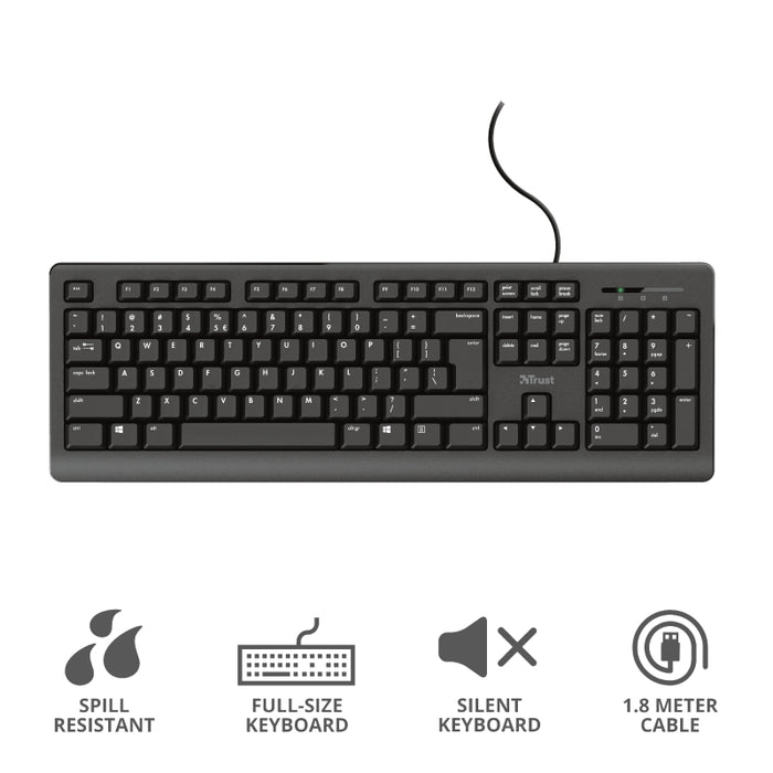 TRUST Primo Keyboard BG оформление