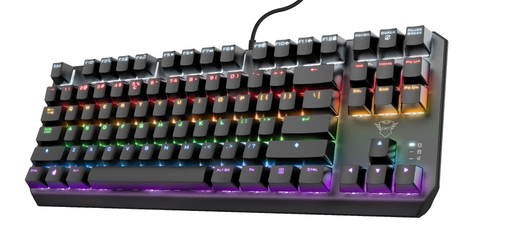 TRUST GXT 834 Callaz TKL Механична осветена клавиатура US
