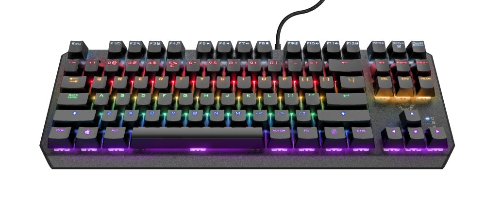 TRUST GXT 834 Callaz TKL Механична осветена клавиатура US