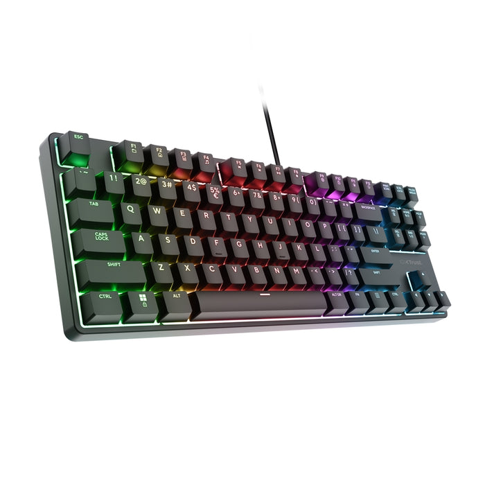 Геймърска клавиатура TRUST GXT864 Cada TKL, САЩ