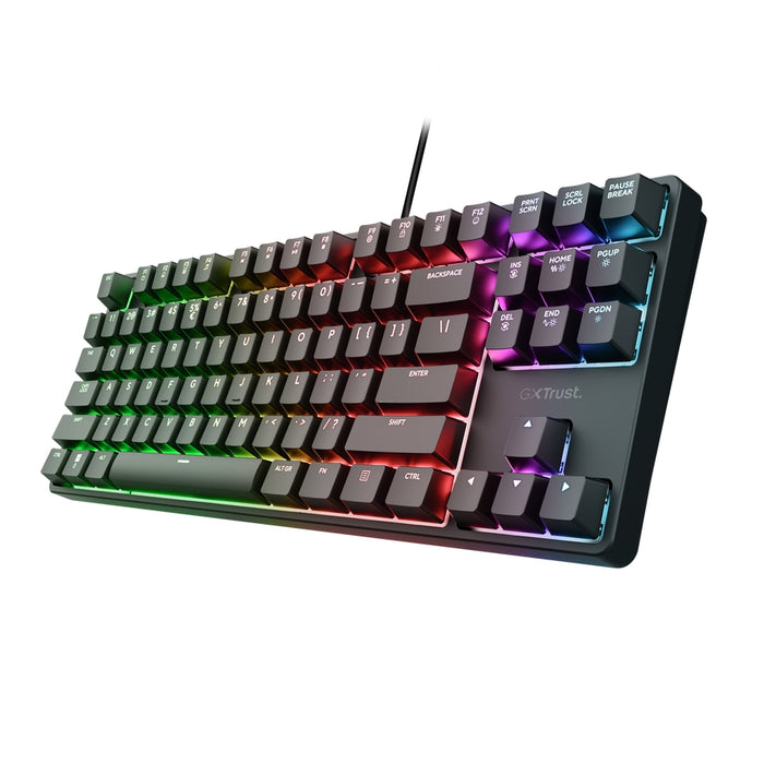 Геймърска клавиатура TRUST GXT864 Cada TKL, САЩ