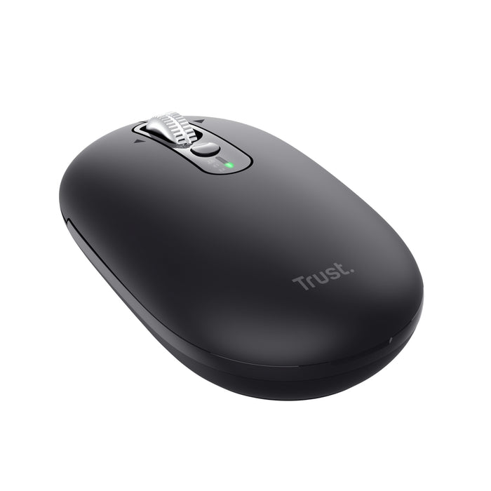 TRUST Seron Slim Multi-Wireless Hyperscroll Mouse Черна