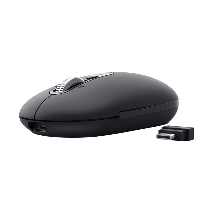 TRUST Seron Slim Multi-Wireless Hyperscroll Mouse Черна