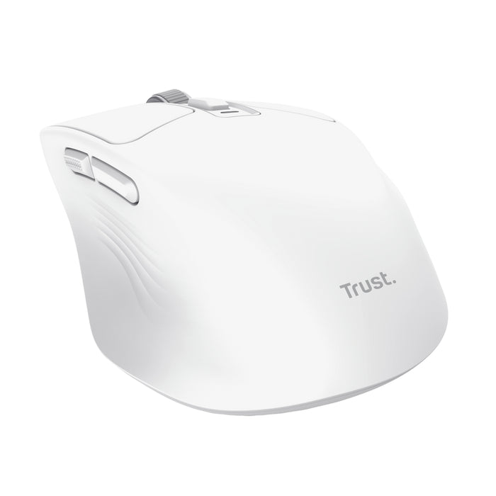 Безжична мишка TRUST Niven Comfort, бяла