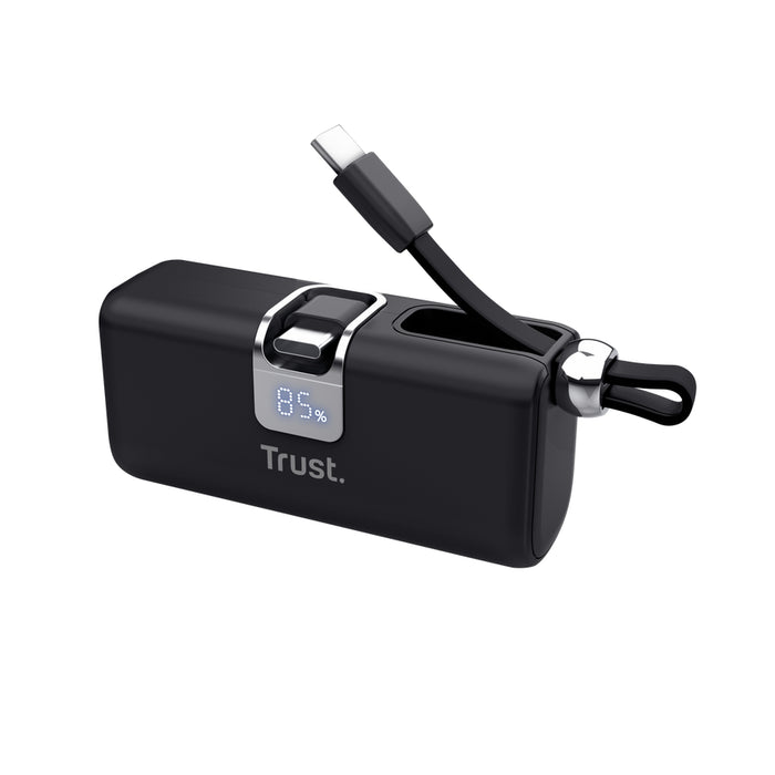 TRUST Pacto 5000 mAh Джобна външна батерия Черна