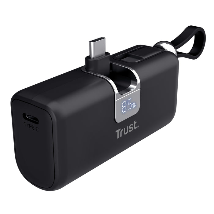 TRUST Pacto 5000 mAh Джобна външна батерия Черна
